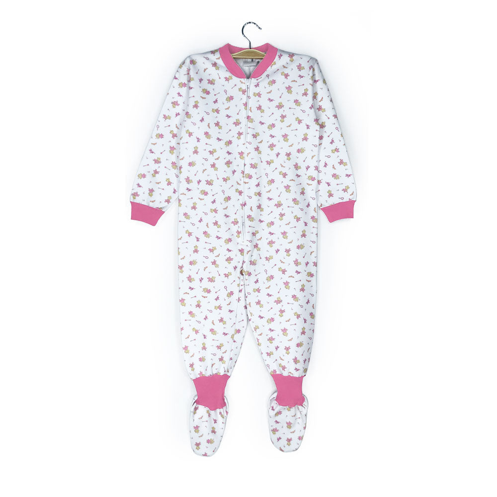 Pijama Infantil - Enterito Franela - Ositas Reina (Tallas 4 a 12)
