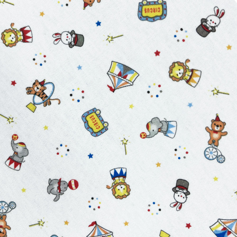 Pijama Infantil - Algodón 2 piezas Corto - Circo (Tallas 2 a 10)