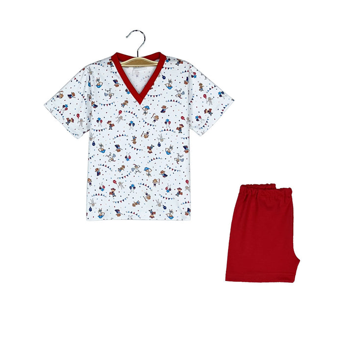Pijama Infantil - Algodón 2 piezas Corto - Disfraces (Tallas 2 a 10)