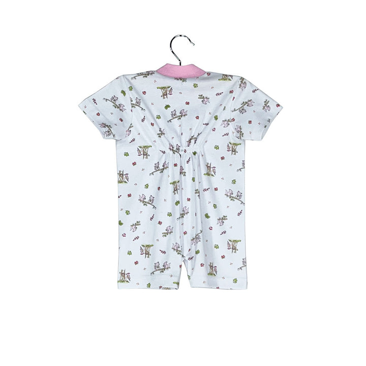 Pijama Bebé - Enterito de Algodón Corto - Frutos del Bosque (Tallas 0 a 2)