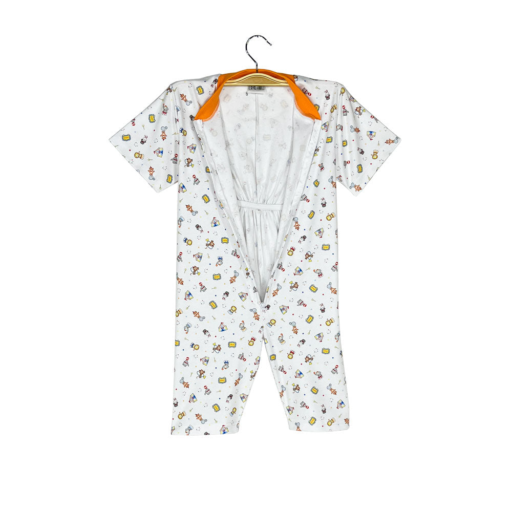 Pijama Infantil - Enterito de Algodón Corto - Circo (Tallas 4 a 10)