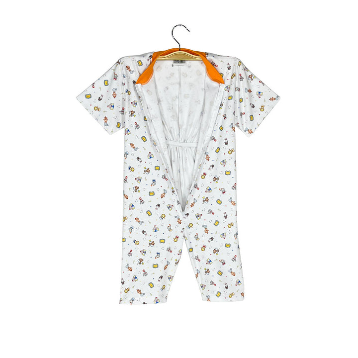 Pijama Infantil - Enterito de Algodón Corto - Circo (Tallas 4 a 10)