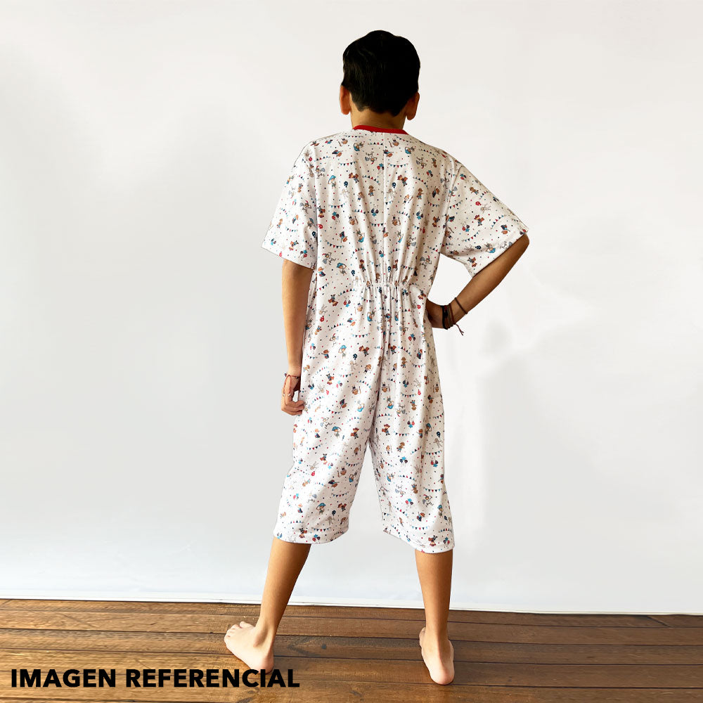 Pijama Infantil - Enterito de Algodón Corto - Disfraces - (Tallas 4 a 12)