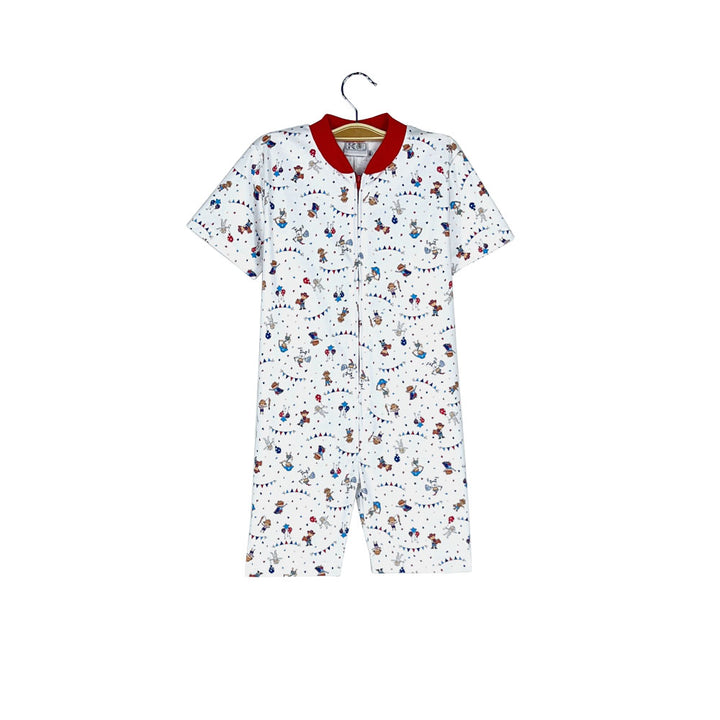 Pijama Infantil - Enterito de Algodón Corto - Disfraces - (Tallas 4 a 12)