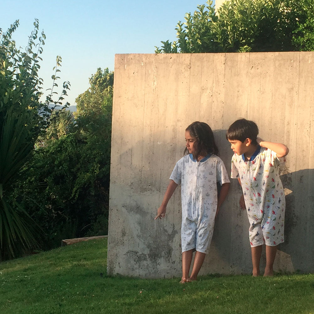 Pijama Infantil - Enterito de Algodón Corto - Circo (Tallas 4 a 10)