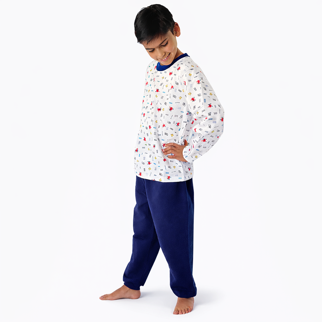 pijama franela niño algodon invierno chile