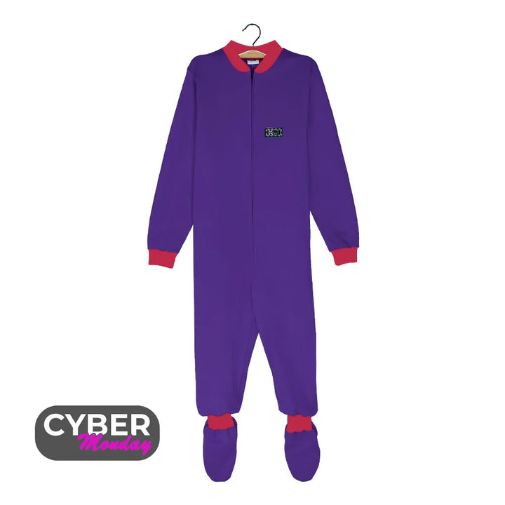 Pijama Infantil Algodón (Enterito) MORADO (Tallas 10 y 12)
