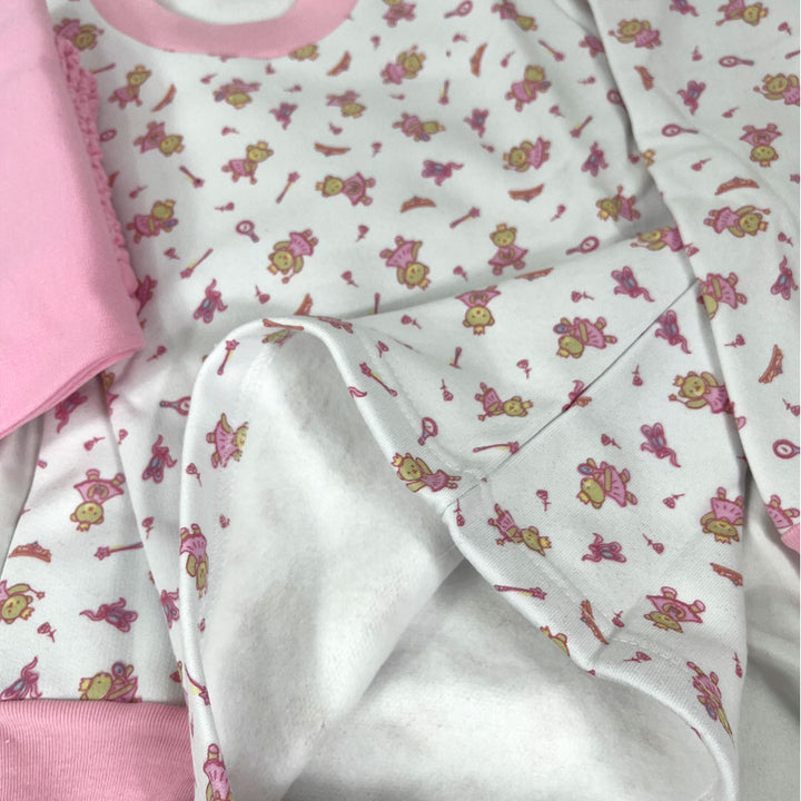 Pijama Infantil - 2 piezas Franela - Osita Reina (Tallas 2 a 12)