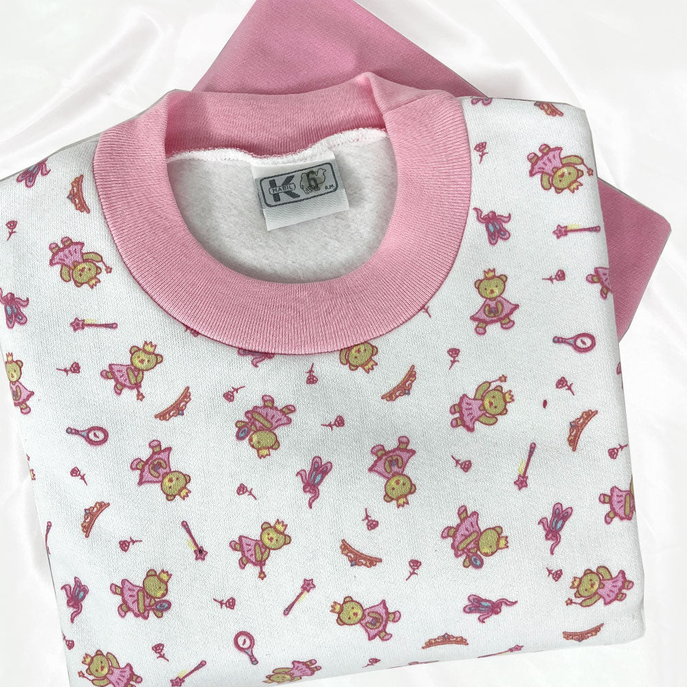 Pijama Infantil - 2 piezas Franela - Osita Reina (Tallas 2 a 12)