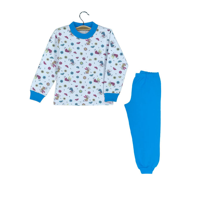 🟠 Pijama de Franela Estampada Infantil 2 Piezas | Tallas 2 a 12 | Pijamas Nabil