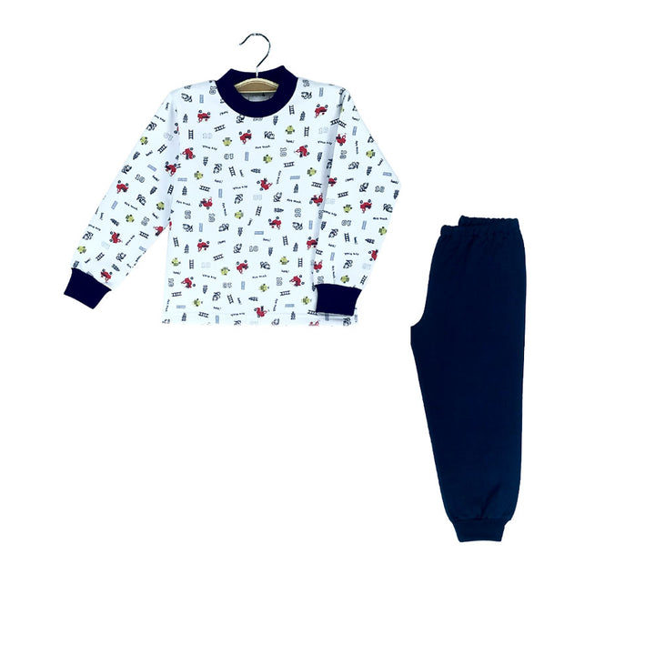 Pijama Infantil - 2 piezas Franela - Bomberos (Tallas 2 a 12)