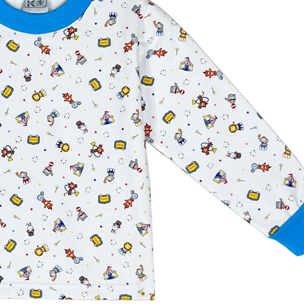 Pijama Infantil - 2 piezas Franela - Circo (Tallas 2 a 12)