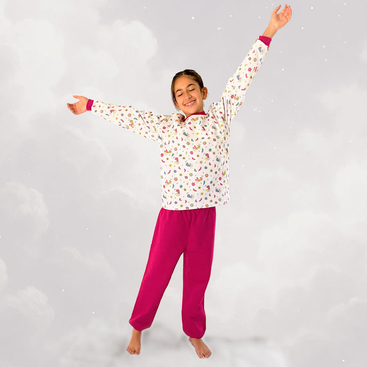 Pijama Infantil - 2 piezas Franela - Hadas (Tallas 2 a 12)