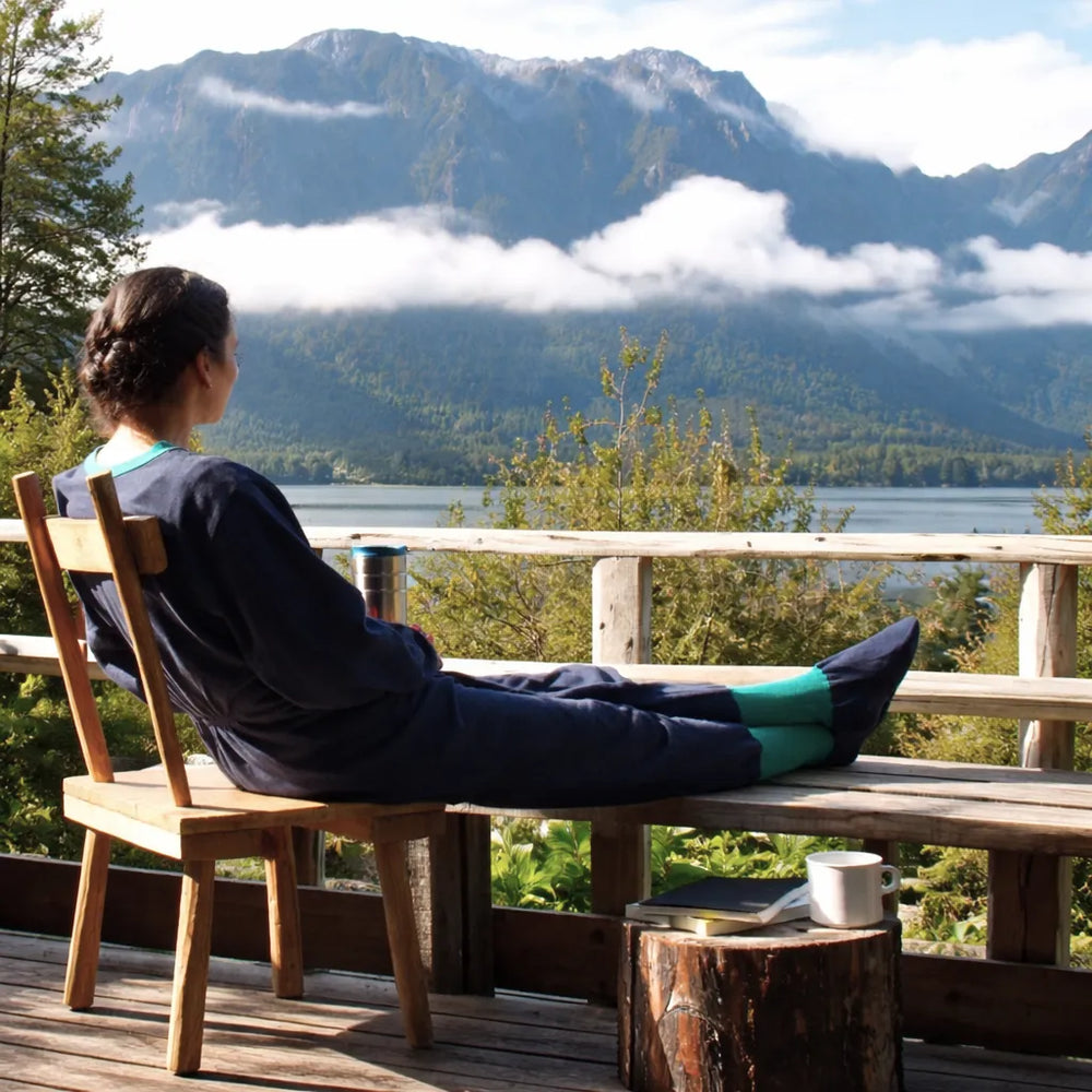 enterito de invierno algodon abrigado con patitas chile sur