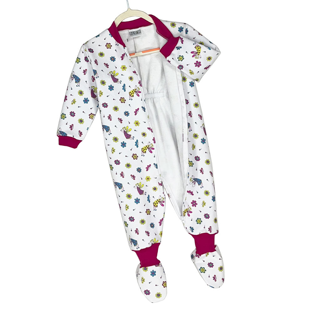 Pijama Bebé - Enterito Franela - Hadas (Tallas 0 a 2)