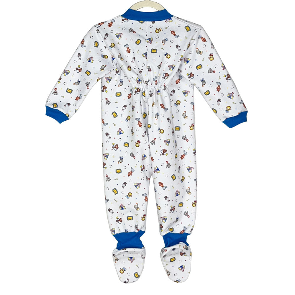 Pijama Bebé - Enterito Franela - Circo (Tallas 0 a 2)