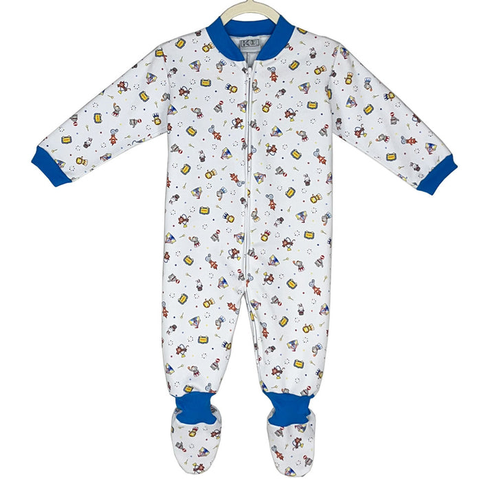 Pijama Bebé - Enterito Franela - Circo (Tallas 0 a 2)