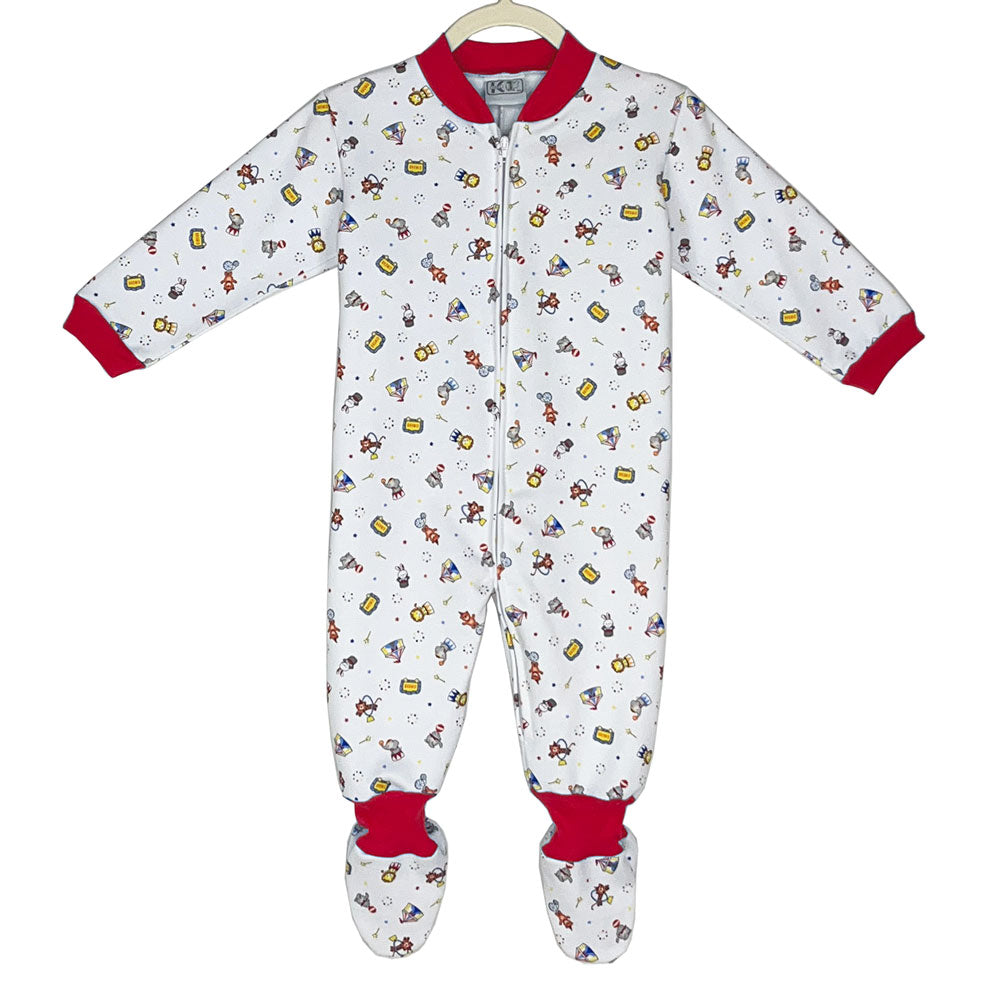 Pijama Bebé - Enterito Franela - Circo (Tallas 0 a 2)