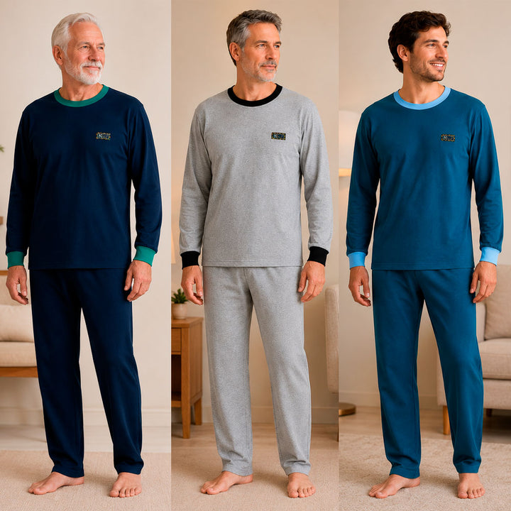 Pijama Algodón 2 Piezas Adulto | 14 a 22 | Colores Lisos | Pijamas Nabil