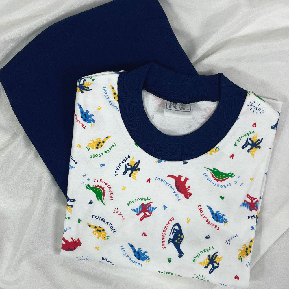 Pijama Infantil - Algodón 2 piezas largo - Dinosaurios (Tallas 2 a 12)