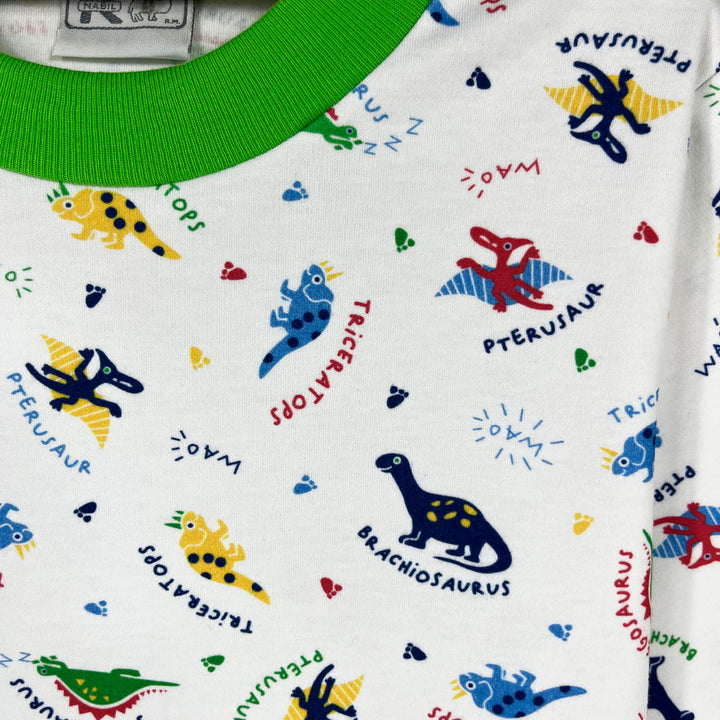 Pijama Infantil - Algodón 2 piezas largo - Dinosaurios (Tallas 2 a 12)