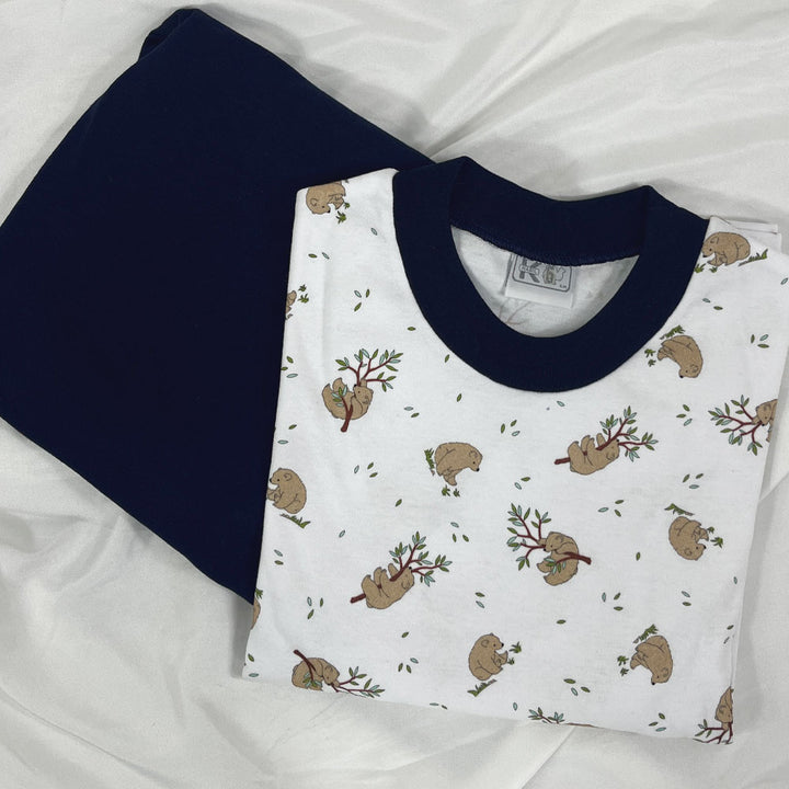 Pijama Infantil - Algodón 2 piezas largo - Osito Rama (Tallas 2 a 10)