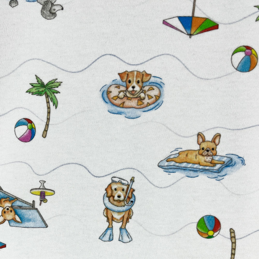 Pijama Infantil de Algodón (2 piezas) Estampado PERRITOS (Tallas 2 a 12)
