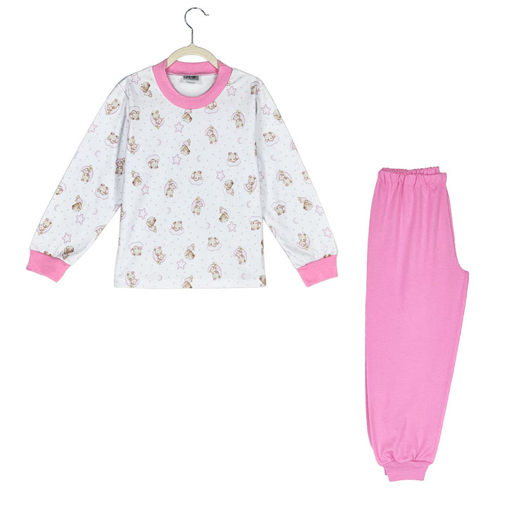 Pijama Infantil de Algodón (2 piezas) Estampado OSAS LUNA (Tallas 2 a 12)