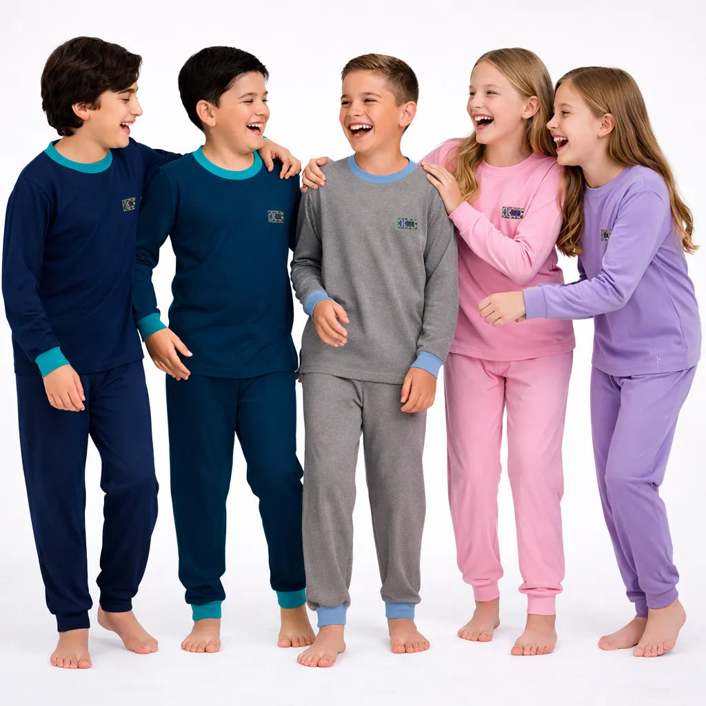 pijama franela dos piezas algodon invierno niño niña Chile