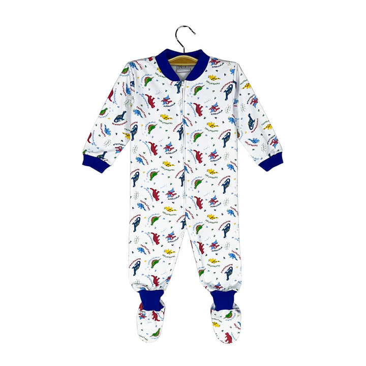 Pijama Bebé - Enterito Algodón - Dinosaurios (Tallas 0 a 2)