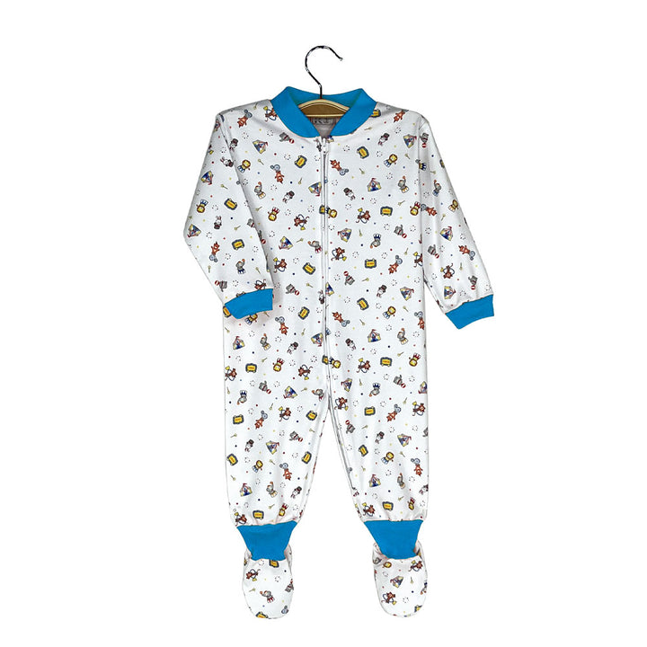 Pijama Bebé - Enterito Algodón - Circo (Tallas 0 a 2)