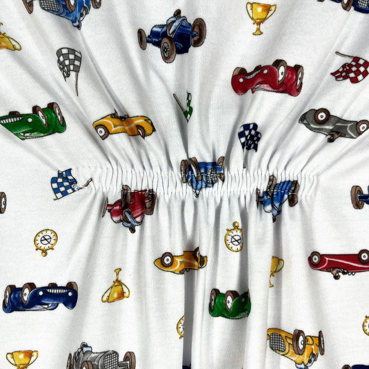 Pijama Bebé - Enterito Algodón - Autos de carrera (Tallas 0 a 2)