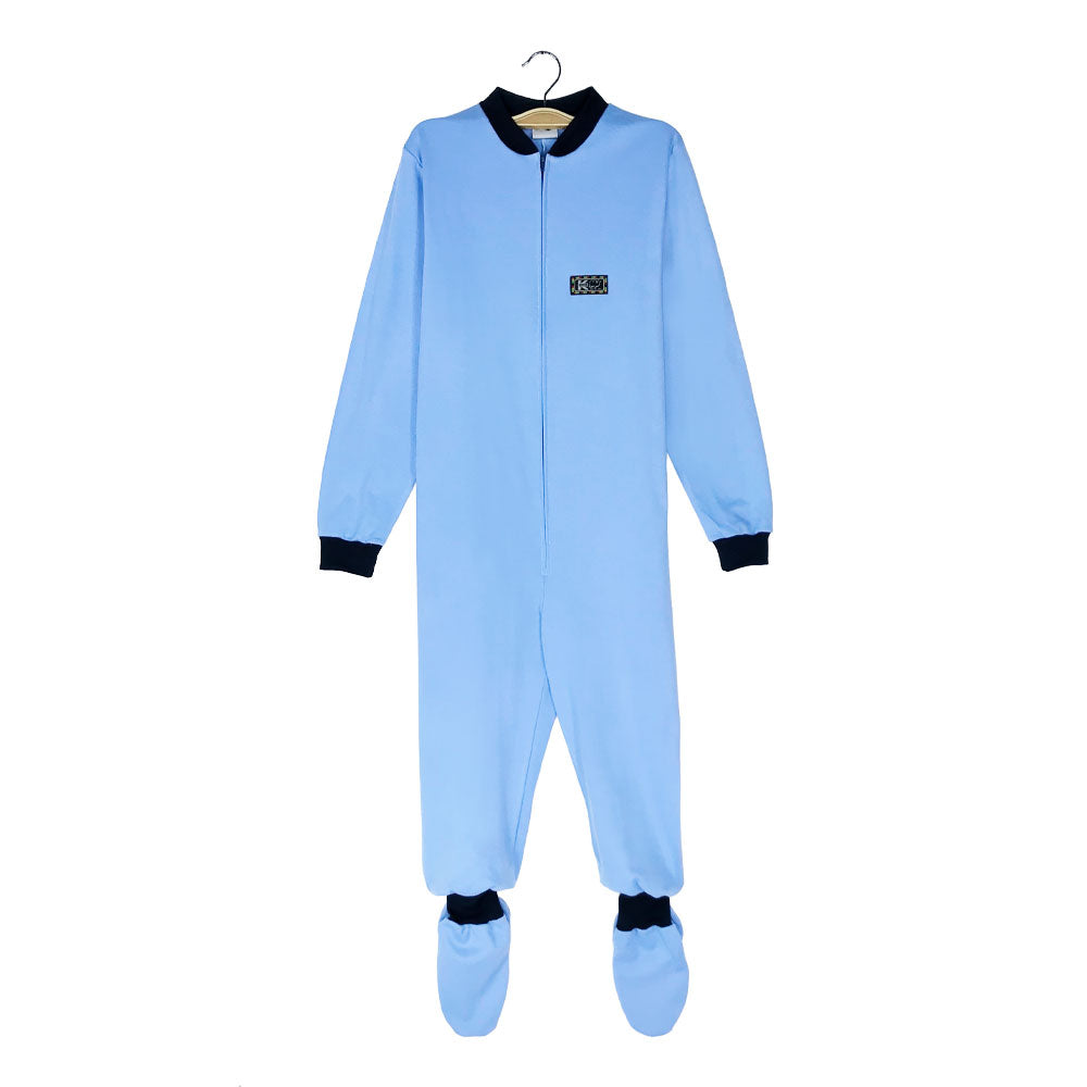 Pijama Infantil Algodón (Enterito) CELESTE (Tallas 10 y 12)