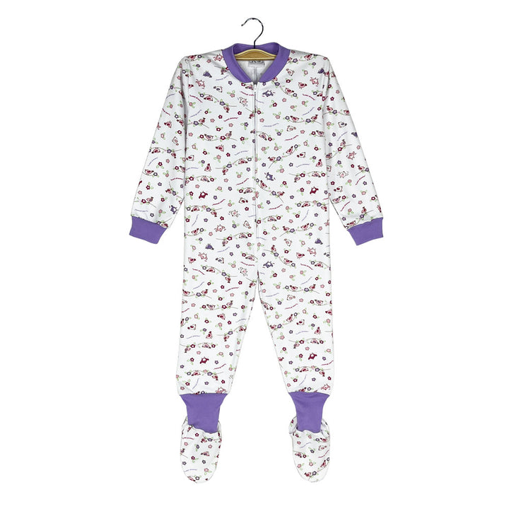 Pijama Infantil - Enterito de Algodón - Pajaritas (Tallas 4 a 10)