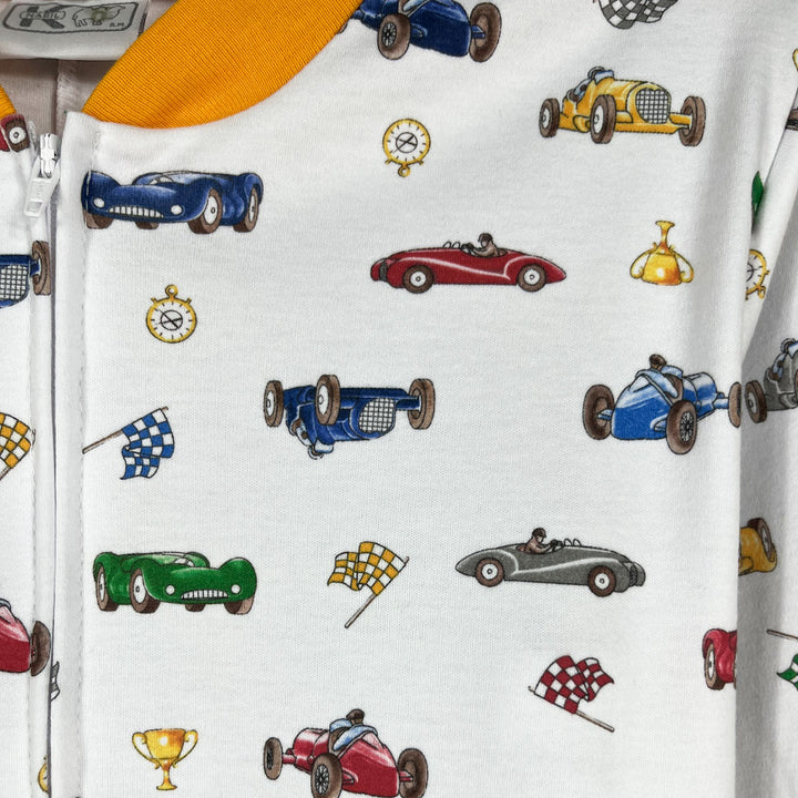 Pijama Infantil - Enterito de Algodón - Autos de Carrera (Tallas 4 a 10)