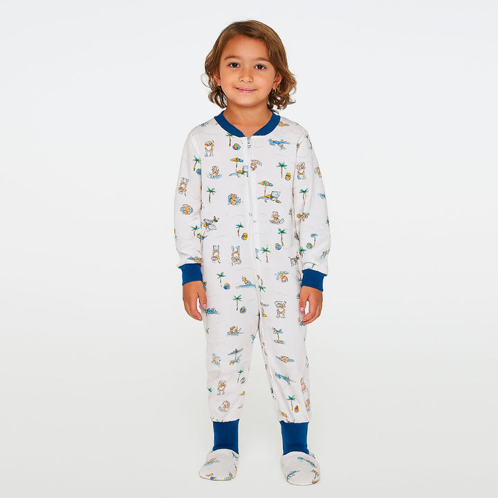 Pijama Infantil Algodón (Enterito) Estampado PERRITOS (Tallas 4 a 12)