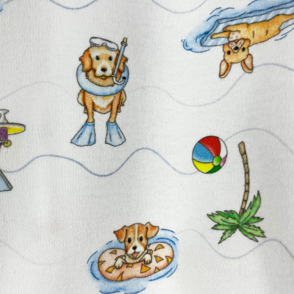 Pijama Infantil Algodón (Enterito) Estampado PERRITOS (Tallas 4 a 12)