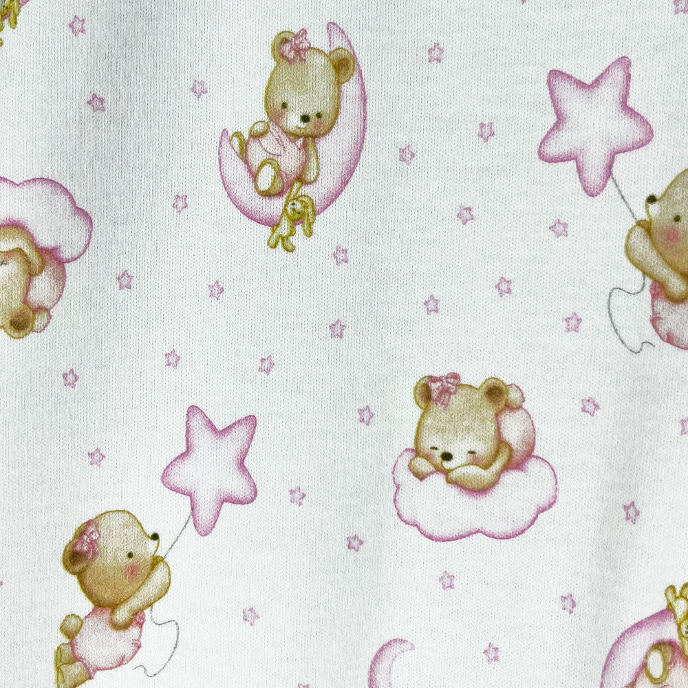 Pijama Infantil Algodón (Enterito) Estampado OSITAS LUNA (Tallas 4 a 12)