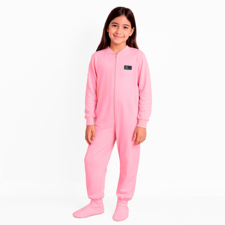 Pijama Infantil Algodón (Enterito) ROSADO (Tallas 10 y 12)