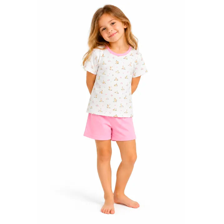 Pijama Corto de Algodón Estampado Infantil 2 Piezas | Tallas 2 a 12 | Estampado Disfraces | Pijamas Nabil