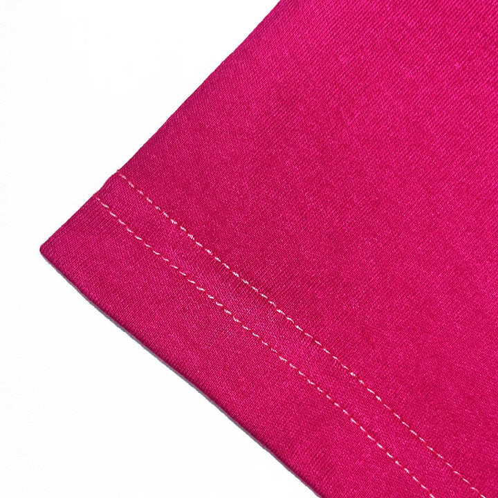 Pijama mujer | Polera Larga de Algodón con Bolsillo | Fucsia | Pijamas Nabil