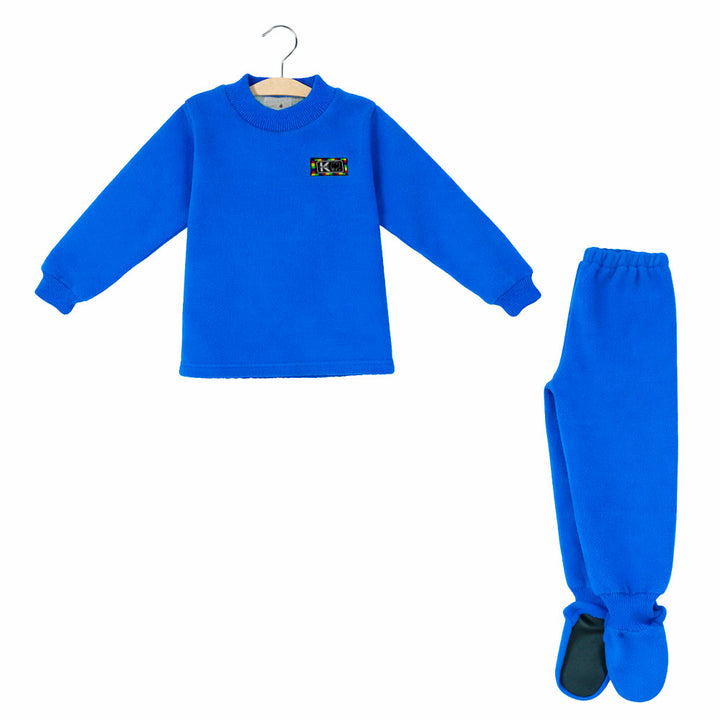Pijama Térmico 2 Piezas Infantil | 2 a 12 | Azul Austral | Pijamas Nabil