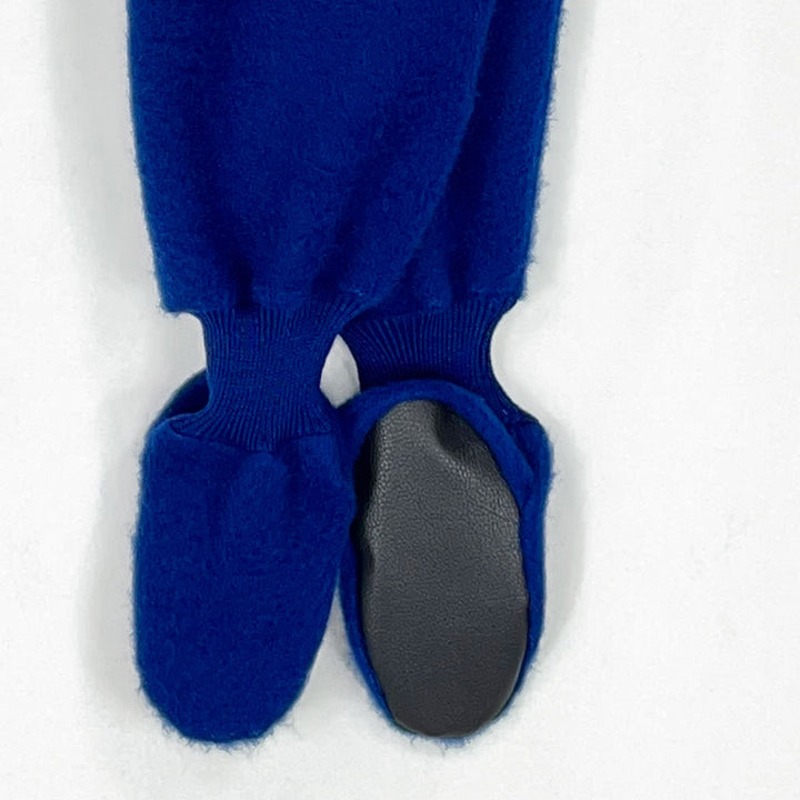 Pijama Infantil - 2 piezas Térmico con patitas - Azul Francia (Tallas 2 a 12)