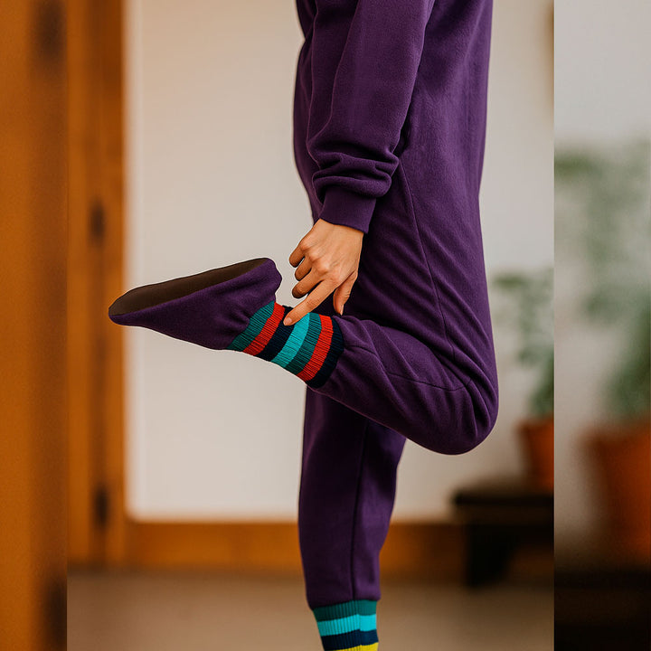 Pijama Adulto - Enterito Térmico - Morado (Tallas S-M-L-XL)