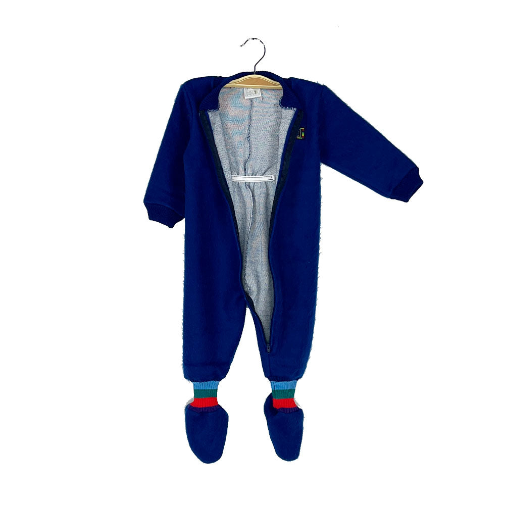 Pijama Bebé - Enterito Térmico - Azul Francia - (Tallas 0 a 2)