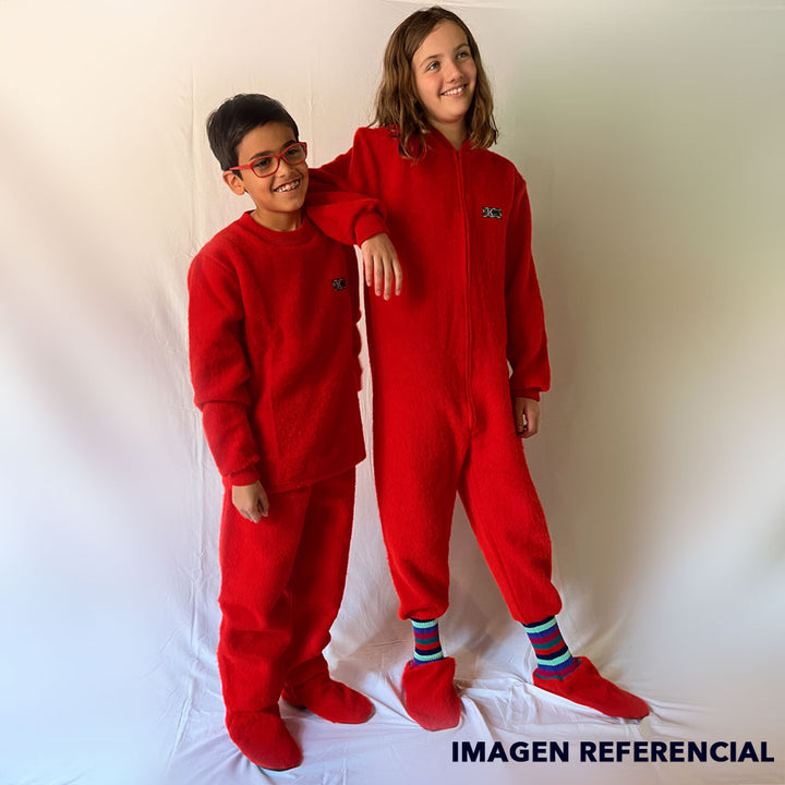 Pijama Infantil - Enterito Térmico - Rojo  (Tallas 4 a 12)