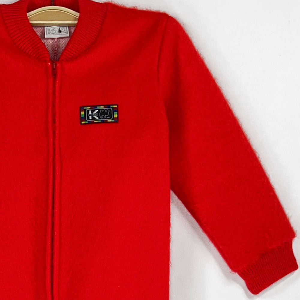 Pijama Infantil - Enterito Térmico - Rojo  (Tallas 4 a 12)