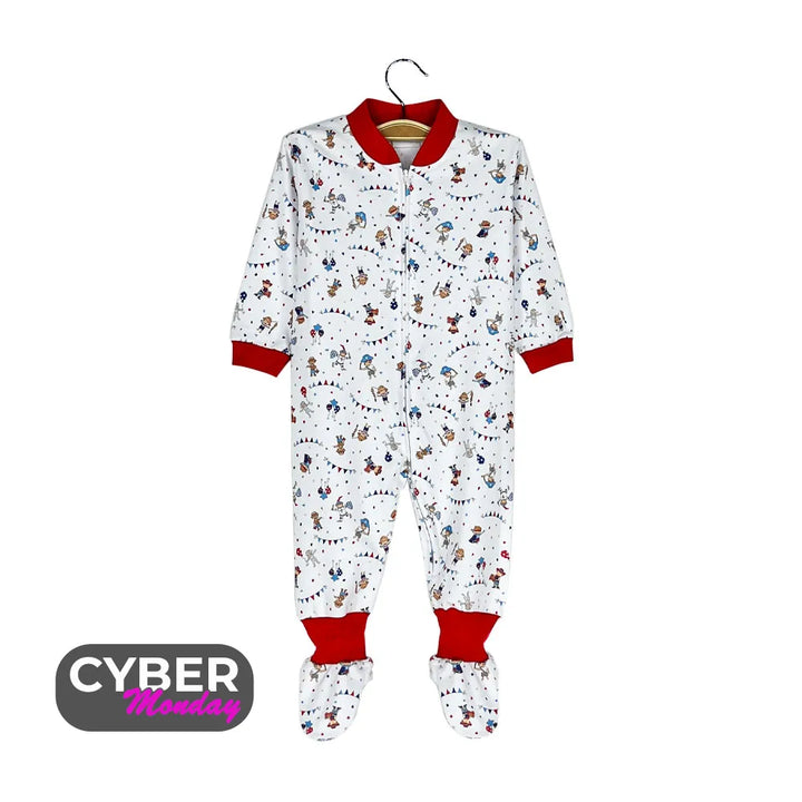 Pijama Bebé de Algodón (Enterito) Estampado DISFRACES (Tallas 0 a 2)