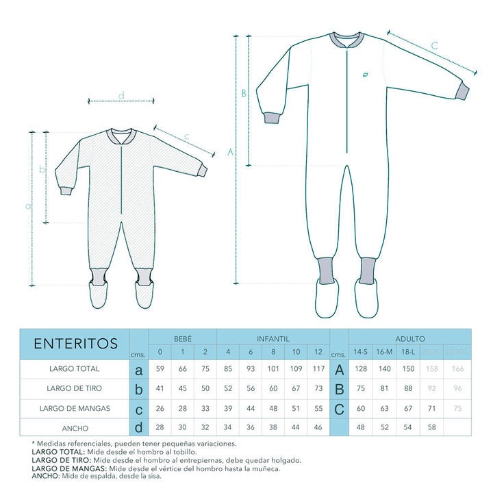Pijama Infantil - Enterito de Algodón - Verde Heineken (Tallas 10 y 12)