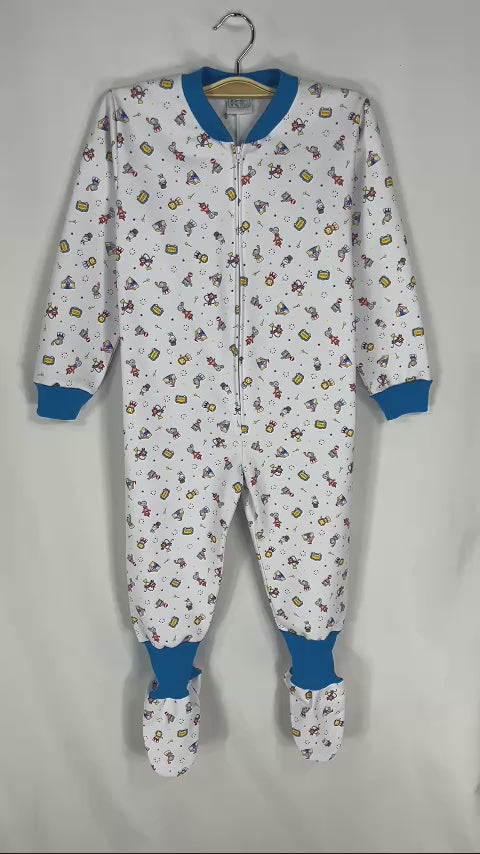 Pijama Infantil - Enterito Franela - Circo (Tallas 4 a 12)